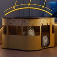 thumbnail image 3 of Pet Tent,Spacious Room Pet Tent Foldable Portable Enclosed Exercise Pen for Cat Dog Rest Safe and Breathable Design Pet Enclosure Tent Portable Exercise Tent for Cats, 3 of 7