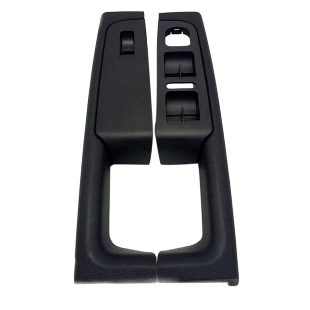 For Superb Door Handle Front Left and Right Door Armrest Box Inner Handle Frame, the Lifter Switch Box Black,2 * Door handle frame,black