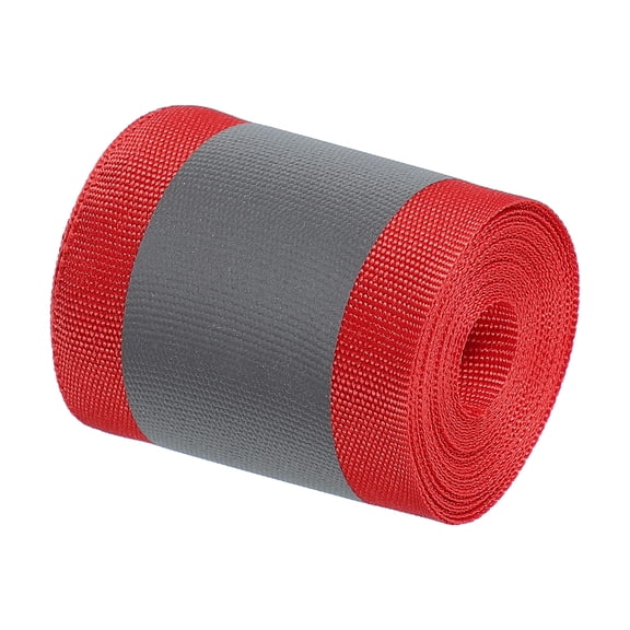 Uxcell Reflective Tape Strip, 2" x 10FT High Visibility Sew-on DIY Safety Fabric Webbing, Red