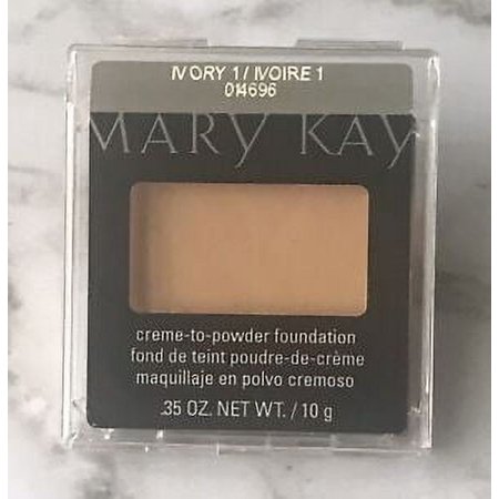 Rare & Hard to Find New Mary Kay Creme to Powder Foundation Ivory 1 Full Size