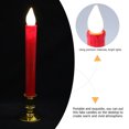 thumbnail image 3 of KAKOWELY 6 velas largas sin llama con pilas LED, 3 of 4