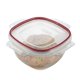 thumbnail image 4 of Recipiente Rubbermaid Lock-Its para almacenamiento de alimentos, 14 tazas, color rojo, 4 of 6