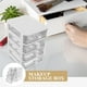 thumbnail image 4 of Cajonera de almacenamiento de escritorio, organizador de armario con cajones de varios niveles, 4 of 8