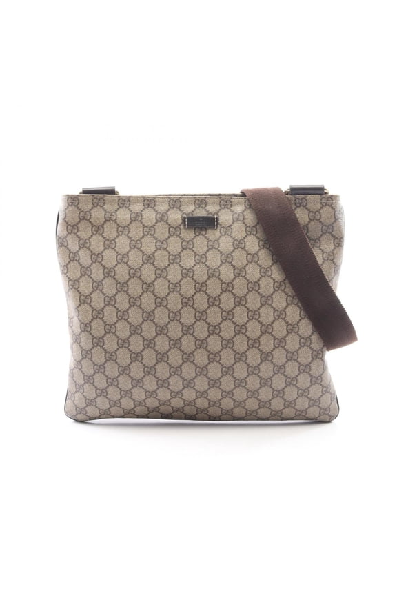 Pre-Owned Gucci GG Supreme Shoulder Bag/Handbag, Coated Canvas and Leather, Men's/Women's,...