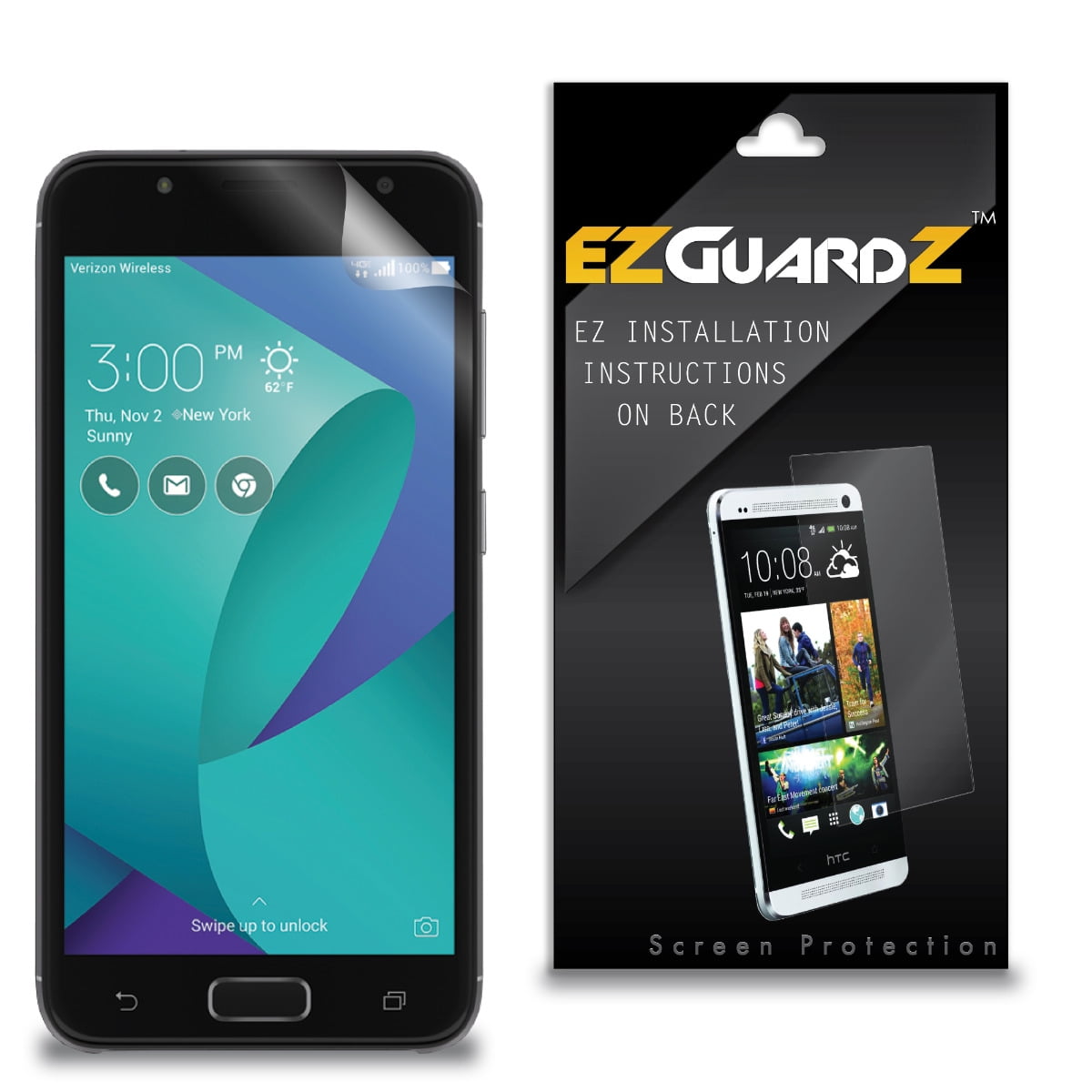 (1-Pack) EZGuardZ Screen Protector for Asus Zenfone V Live (Ultra Clear)