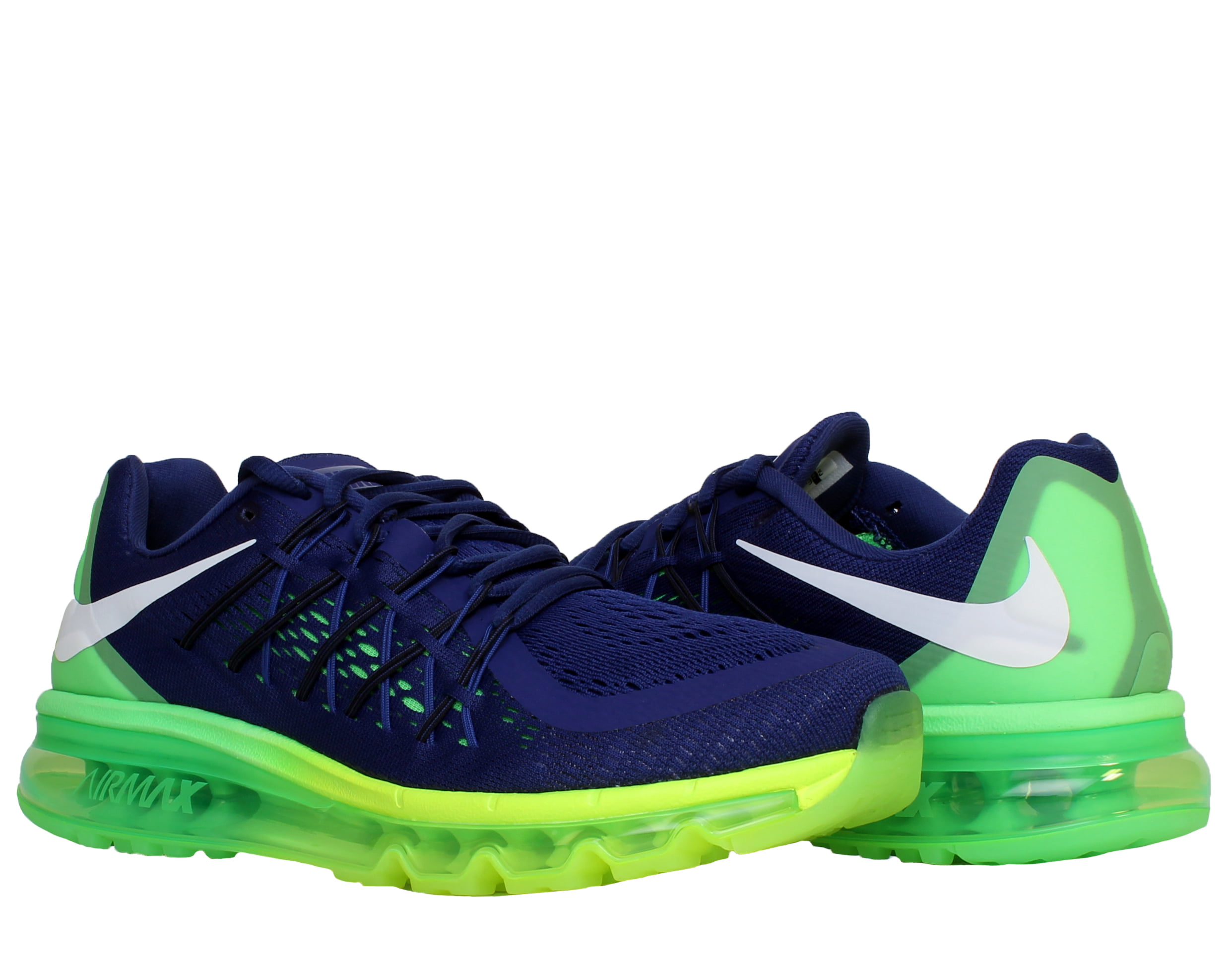 Nike Air Max 2015 Blue/Green Men's Running Shoes 698902-407 Size 9.5 ...