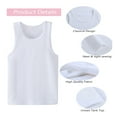 thumbnail image 4 of Hbhpov Toddler Girls' Undershirts，Cotton Layering Tank Tops，4 Pack，Sizes 2-8, 4 of 7