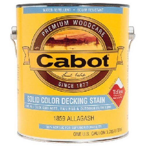 Cabot 31275 Solid Color Acrylic Decking Stain Acrylic Exterior White