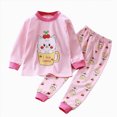 thumbnail image 4 of UAYOTSE 6M-6Y Infant Kids Pajamas Toddler Boys Soft Comfy Long Sleeve Sleepwear Pajamas 2Pcs Set ,Sizes 6-12 Months, 4 of 4