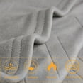 thumbnail image 6 of Heating Dual Control Electric Blanket, Zone Temperature Regulation Heated Mattress Pad, Auto Shut Off Machine Washable Soft Polyester Blanket (Gray,61.81x83.86in), 6 of 6