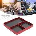 thumbnail image 3 of Plateau de Vis de Réparation RC, 3 Compartiments en Alliage d'Aluminium Rangement Séparé Look Élégant Support d'Outils de Fixation pour Voiture RC Avion Bateau, 3 of 7