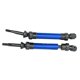 thumbnail image 2 of Arbre de transmission RC en alliage d'aluminium et acier, accessoire adapté aux voitures de loisir RC ECX 2WD 1/10, bleu, 2 of 4