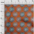 thumbnail image 2 of oneOone Cotton Jersey Red Fabric Asian Block Craft Projects Decor Fabric Printed by The Yard 58 Inch Wide, 2 of 4