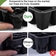 thumbnail image 3 of Caja de plántulas 5 Uds Bandejas De Inicio De Plántulas Bandejas De Plantas De Cúpula Ventiladas Kit De Propagación De Plántulas De Invernadero (6 Celdas Por Bandeja, 5 Uds) Muyoka Hogar, 3 of 6
