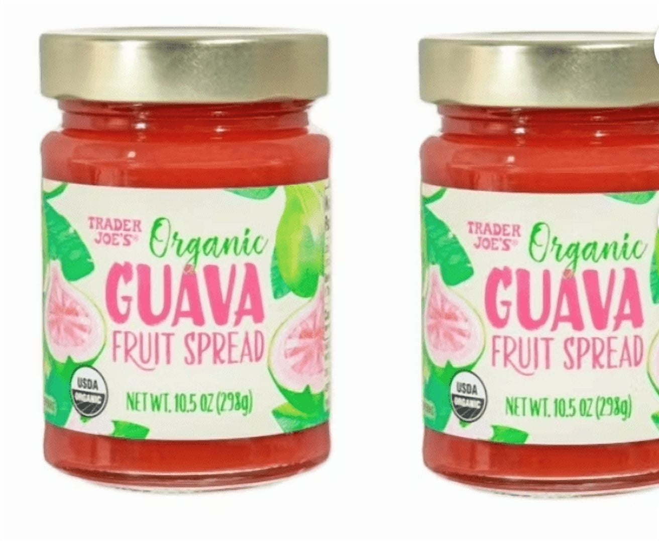 Trader Joe's Organic Guava Fruit Spread, Fish, 2 Count