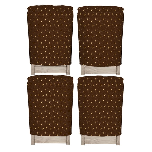 SIGNBLOC 1 Pack Dining Chair Back Covers, Stretch Chair Back Protectors for Home Kitchen Restaurant Decor