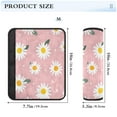 thumbnail image 6 of ALAZA Daisy Floral Car Seat Belt Adjuster Neck Covers Shoulder Cushions Pads S, 6 of 8