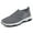 Grey, variant on Daolelai Men's Four-Season Mesh Breathable Velcro Casual Sports Shoes