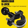 thumbnail image 2 of Kenally Stainless Steel Motorbike Brake Handlebar Detachable Portable Accessories Bracket Phone PU Mount Duty Motorcycle Heavy Type3 NO3, 2 of 6