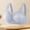 Silver, variant on Full Coverage Bra for Women Wireless Support Plus Size Soft Padded No Underwire Comfort Stretch Bras