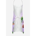 thumbnail image 4 of Purple and Yellow Iris Apron BB7445APRON Polyester Cloth Adult Bib Styled Washable Kitchen Apron, 4 of 4