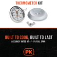 thumbnail image 4 of Portable Kitchens 8017405 Tel-Tru Stainless Steel Grill Thermometer, Silver, 4 of 5