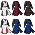 thumbnail image 3 of IAJDKMEK Men Medieval Knight Halloween Costume Set for Stage Performance Role Play, 3 of 8