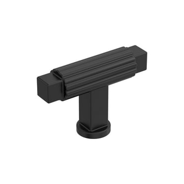 Amerock Ballard 2 inch (51mm) Length Matte Black Cabinet Knob