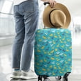 thumbnail image 2 of Blue Cartoon Dinosaurs Pattern Luggage Cover Fashion Suitcase Cover Baggage Covers Fit 25-28 Inch Luggage (Go Travel), 2 of 5