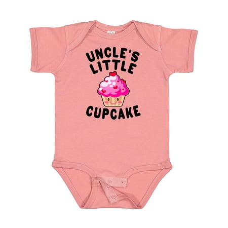 

Inktastic Uncles Little Cupcake Gift Baby Girl Bodysuit