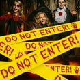 thumbnail image 6 of Halloween Caution Tape Decorations,82 Ft Do Not Enter Crime Scene Tape, Warning Tape,Halloween Decorations Caution Tape, Safety Diy Spooky Outdoor Decorative for Party,Door,Danger Areas,Barricade, 6 of 6