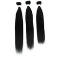 thumbnail image 3 of LUXLUXE Women Rico 100% Unprocessed A7 Grade Human Hair Bundle Free Part 4X4 Hand Tied Swiss Lace Closure, 3 of 4