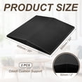 thumbnail image 2 of Uxcell 2 Pack Couch Cushion Support, 20" x 20" Curved Sofa Support Board for Sagging Cushion Seats, Foam Furniture Seat Sagging Replacement, Black, 2 of 7