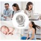thumbnail image 4 of Fan Quiet Charging Small with Clip 10000mAh USB Desktop Dormitory Electric Mini Car Hand Held Fan, 4 of 5