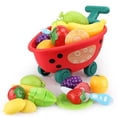 thumbnail image 2 of JUEGO DE COCINA DE JUGUETE DE CORTE DE FRUTAS, BORDES SUAVIZANTES DE CORTE JUEGO DE SIMULACROS PARA AL AIRE LIBRE PARA NIños, 2 of 7
