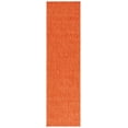 thumbnail image 2 of SAFAVIEH Beach House Lauressa Solid Indoor/Outdoor Runner Rug, Orange, 2'2" x 6', 2 of 16