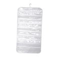 thumbnail image 4 of FRCOLOR White Jewelry Organizer Hanging Bag with 80 Pockets for Storage NonWoven Fabric and PVC, 4 of 8