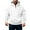 #White, variant on DPTALR George Men's Quarter Zip Pullover Cargo Sweatshirts with Hood,Fall Casual Comfy Soft Fleece Hoodies with Pockets,Blue,Big and Tall Men M