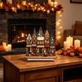 thumbnail image 5 of Trovenix Vintage Halloween Wooden Table Decoration Rustic Style Tray Halloween Crafts Decoration Spooky Town Display for Home Tabletop, 5 of 6