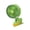Green, variant on Tibvox USB Rechargeable Clip On Desk Fan With Night Light 5 Speeds Quiet Operation