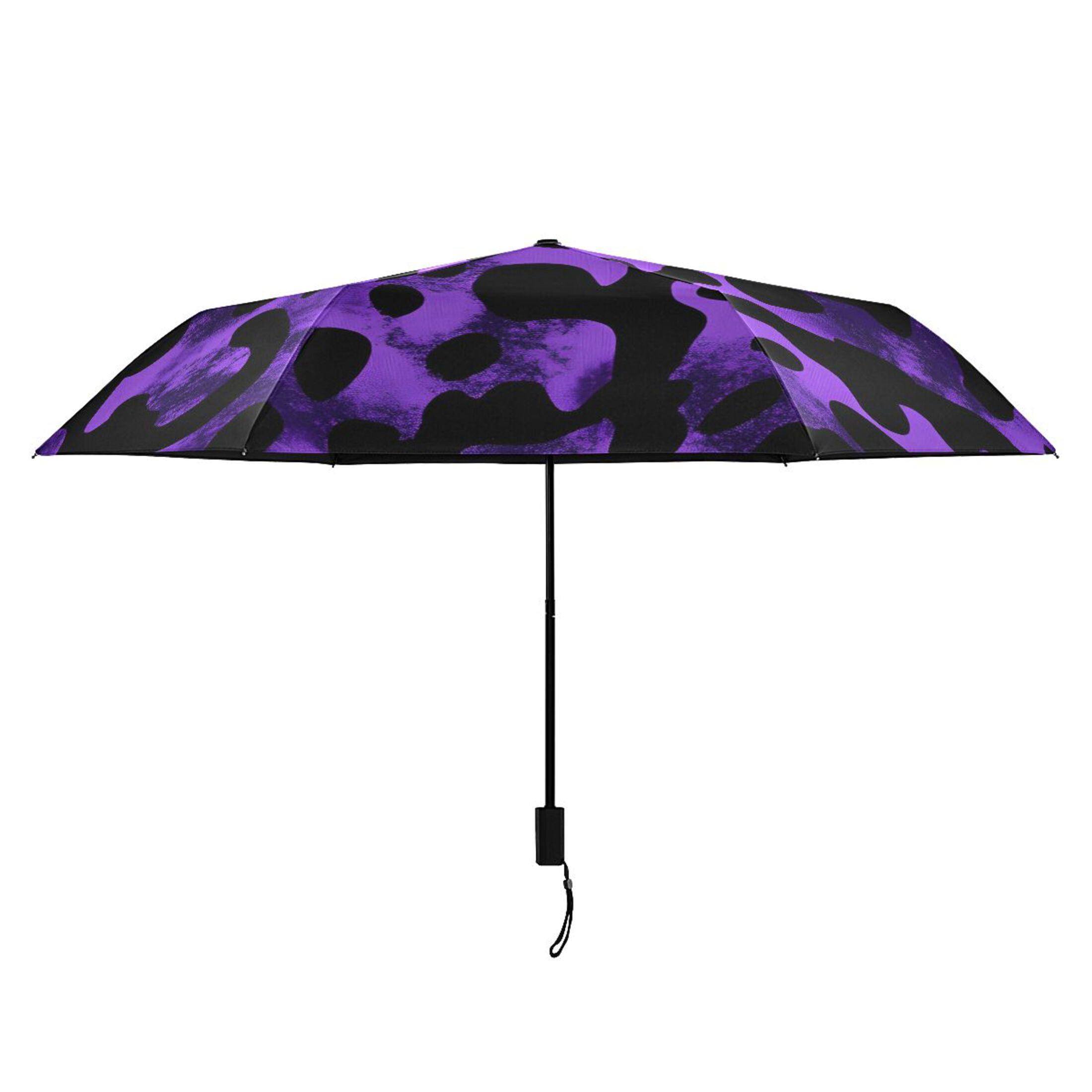 ALAZA Leopard-a2 Pattern UPF 50+ Compact Folding Umbrella for Rain Travel Umbrella Packable