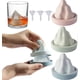 thumbnail image 1 of Paquete de 3 bandejas para cubitos de hielo Snow Mountain de silicona para hacer bolas de hielo, molde para whisky con embudo, 1 of 5