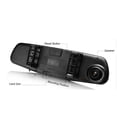 thumbnail image 2 of Suzicca Dual Camera Car Driving Recorder 1080P Full HD Dual Dash Cam 140°Wide Angle Lens Night Vision Parking Monitor Loop Recording Motion Detection, 2 of 7