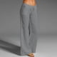 thumbnail image 1 of ICHUANYI Clearance Women Casual Solid Cotton Linen Elastic Waist Drawstring Long Wide Leg Pants(Gray, XXXL) Ichuanyi Ichuanyi, 1 of 9