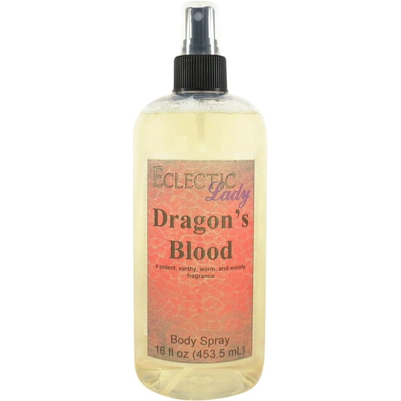 Dragon's Blood Body Spray, Eclectic Lady, Hydrating Mist, Unisex, 16 oz