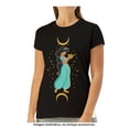 thumbnail image 1 of Playera Disney Talla M Manga Corta Con Estampado de Jazmin con lampara Negro, 1 of 3