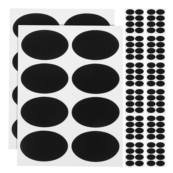 Sticker Labels Black 20Pcs 2.3x1.3in