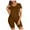 Brown, variant on Women'S Athletic Clothing Sets Workout Sets Two Piece Outfits for Women Short Sleeve Casual Biker Shorts Set, Sizes S-XXL