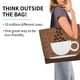 thumbnail image 2 of Balery Coffee Cafe Cup Bolsa Tote Estilo Estético con Cremalleras, Bolsa de Hombro, Bolsa de Compras Grande y Plegable, 2 of 8
