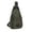 Army Green, variant on Canvas Sling Bag Chest Bag Crossbody Backpack For Hiking Daypack Chest Bag for Women Men (Khaki)